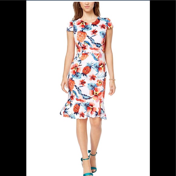 Betsey Johnson Dresses & Skirts - Betsey Johnson Ruffled Short ivory multi,NWT